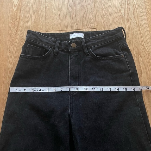 OAK + FORT BLACK  STRAIGHT JEANS - S - Picture 12 of 14